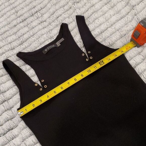 Guess midi black knit sweater dress size 8. - Picture 9 of 11